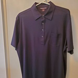 Michael Kors XL black short sleeve polo